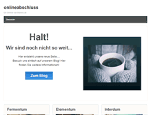 Tablet Screenshot of onlineabschluss.de